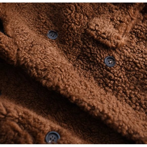 AmandaX 100% Turkish Imported 'Icelandic Wrap' Sheepskin Fur Outerwear S - Picture 16 of 16